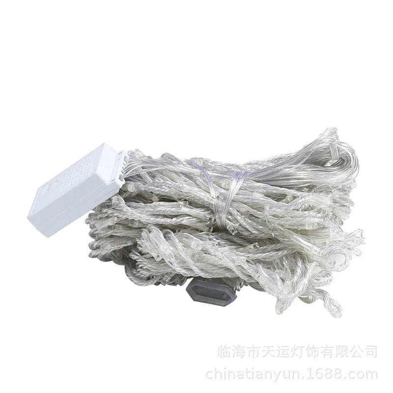 Led Icicle String Lights 4m Street Garland On The House 8 Modes Christmas Lights Outdoor For New Year Christmas Decoration