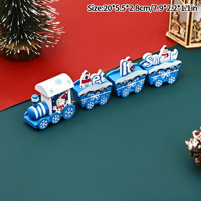 DIY Mini Christmas Tree Decorations Window Display Ornament adornos  Wooden Christmas Tree Desktop Ornament Christmas Supplies