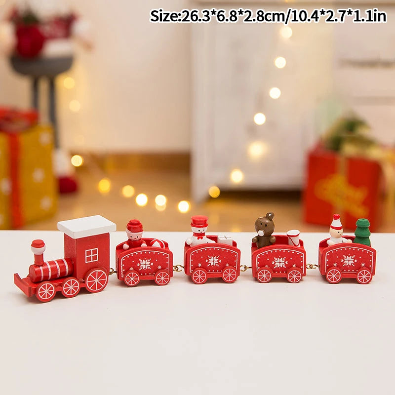 DIY Mini Christmas Tree Decorations Window Display Ornament adornos  Wooden Christmas Tree Desktop Ornament Christmas Supplies