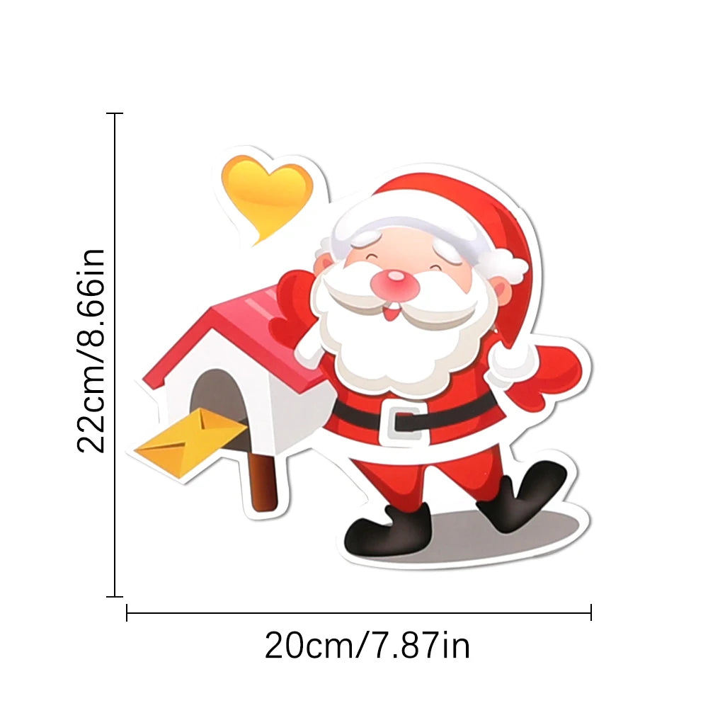 2M Christmas Decoration Santa Claus Flag Raising Xmas Tree Pendant for Home Decor 2026 New Year Party Gift Navidad Accessories