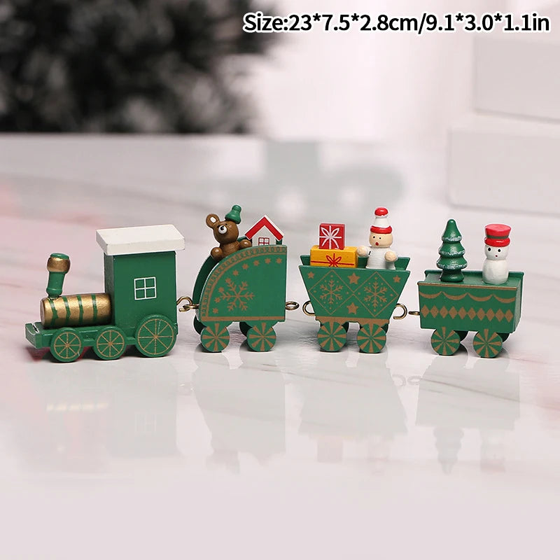 DIY Mini Christmas Tree Decorations Window Display Ornament adornos  Wooden Christmas Tree Desktop Ornament Christmas Supplies