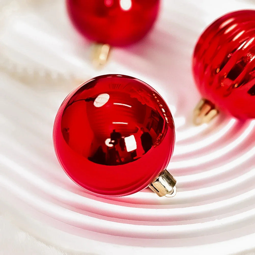 36Pcs Christmas Balls New Year Party Decoration Xmas Tree Ornaments Christmas Hanging Ornament Home Decor Gifts Navidad