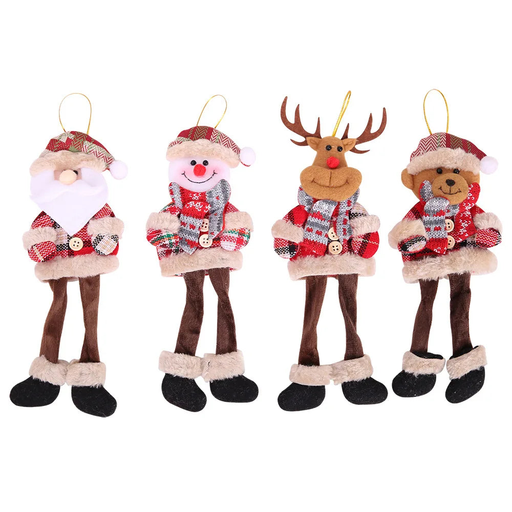 Christmas Decorations for Home Lovely Faceless doll Hanging Pendant Christmas Tree DIY Decor Ornaments Xmas New Year Gifts Kids