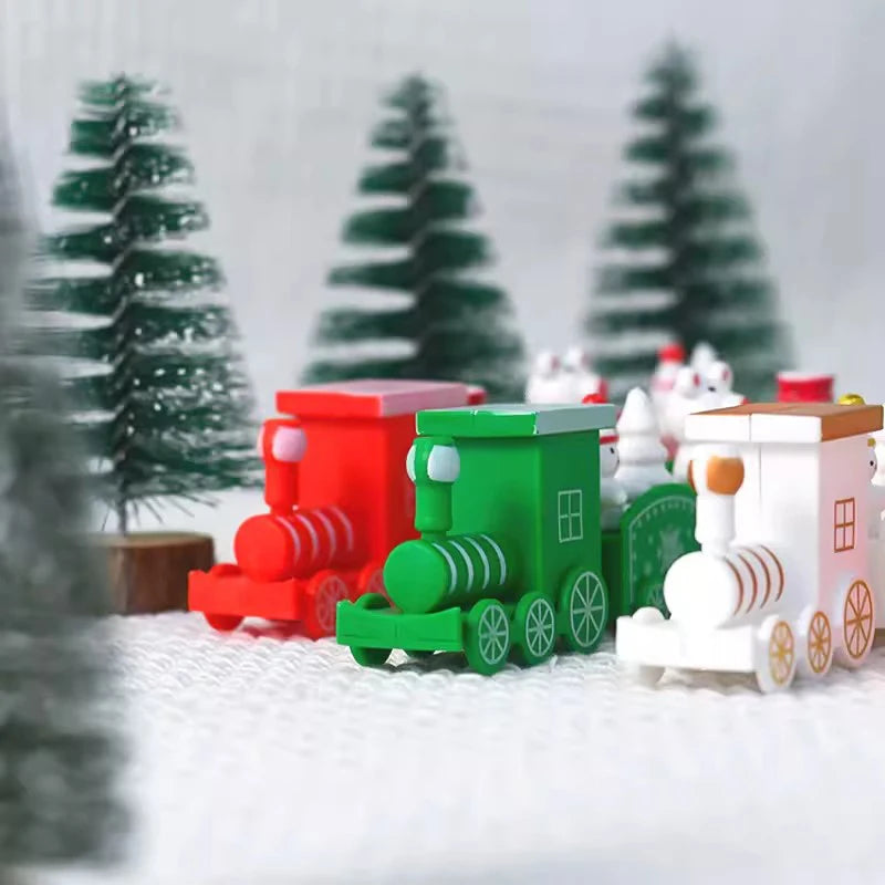 DIY Mini Christmas Tree Decorations Window Display Ornament adornos  Wooden Christmas Tree Desktop Ornament Christmas Supplies