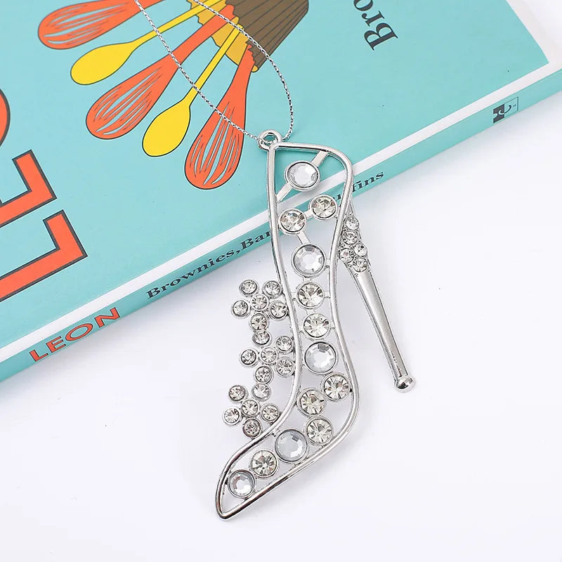 Christmas Crystal Clear Acrylic Snowflake Walking Stick Xmas Tree Pendant Ornaments Christmas Decoration For Home Navidad Noel