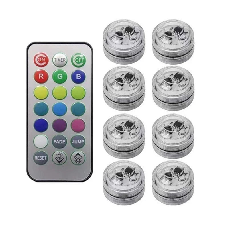 LED Lights Car Interior Ambient Light Remote Control Atmosphere Light Roof Light Decoration Lamp Brightness Adjustable