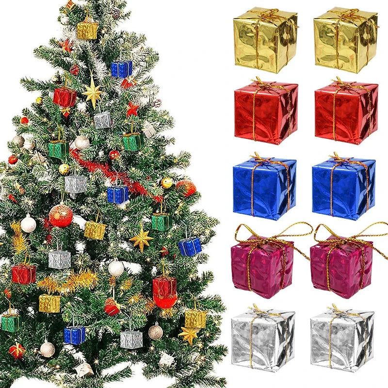 6/12/24/36PCS Christmas Balls Ornament Xmas Tree Hanging Bauble Pendant 2025 Christmas Decoration Home Party Photo Porps Navidad