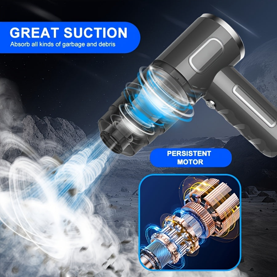 Wireless Powerful Vacuum Cleaner, Suitable for Hardwood Floors/ Carpets/ Pet Hair, Very Suitable As A Gift for Men, Women, Fathers, Mothers And Husbands, Suitable for Anniversary And Birthday Gifts.